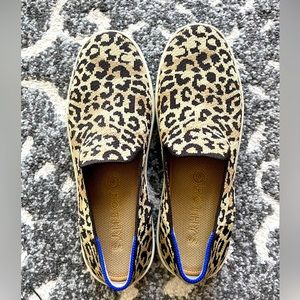 Rothys slip on sneakers leopard print
